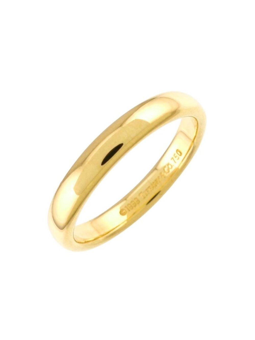 Tiffany & Co Forever Band Ring 18K Yellow Gold